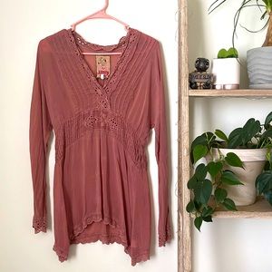 Johnny Was Eyelet Blouse